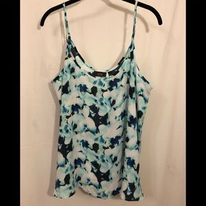 Apt 9 flowered trapeze cami.